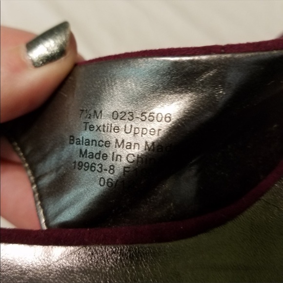 90s/Y2K burgundy chunky platform heels - Picture 8 of 8